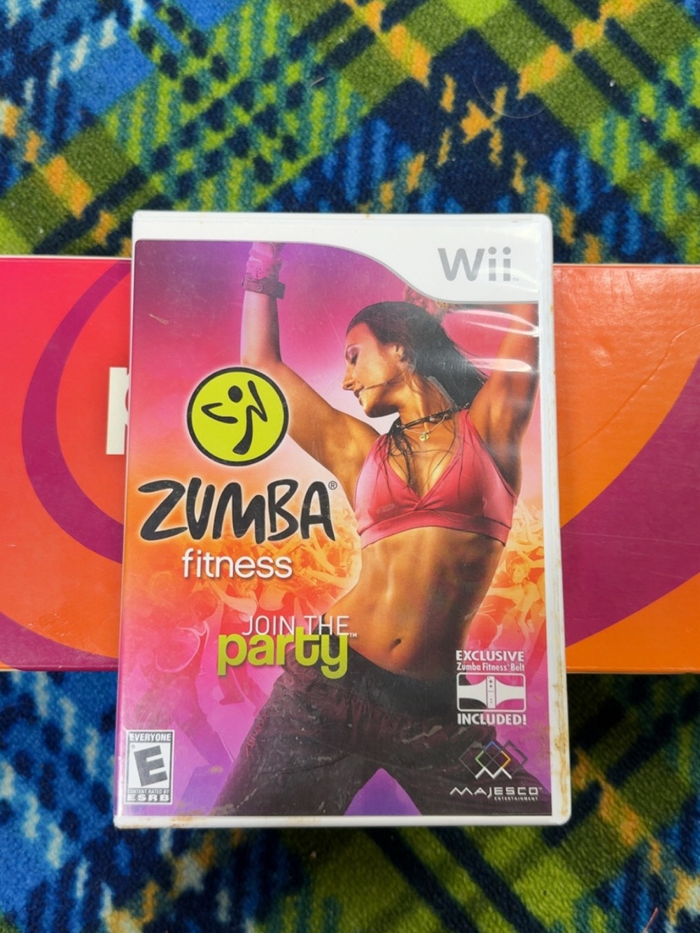 Zumba Fitness Wii Game - Pink and Orange Cover